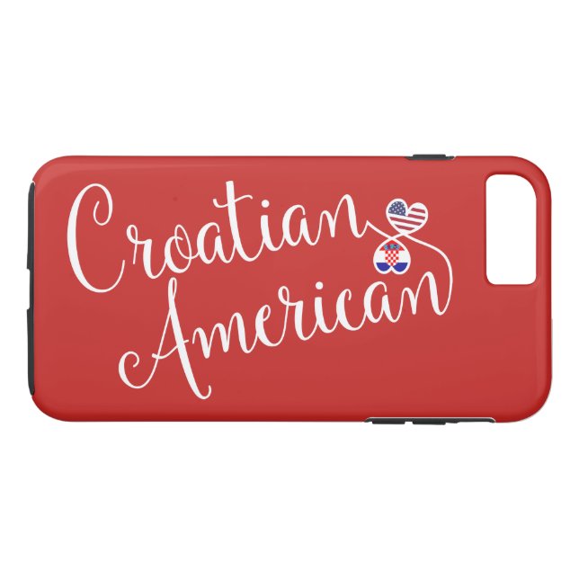 Coques Case-Mate iPhone Cas de téléphone cellulaire croate-américain entre (Dos (Horizontal))