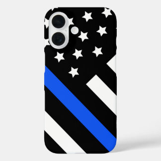 Coque Pour iPhone 16 Cas de téléphone cellulaire de l'agent de police
