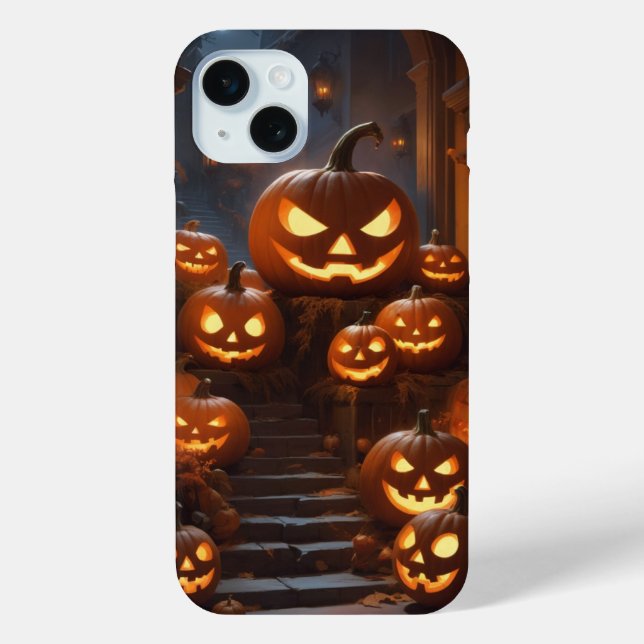 Coques Case-Mate iPhone Cas de téléphone citrouille d'Halloween (Verso)