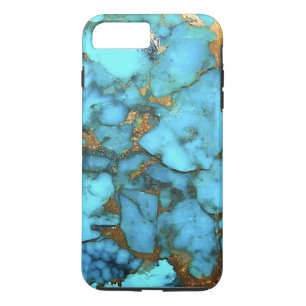 Coque iPhone 8 Plus/7 Plus "Cas de téléphone de bleu de turquoise "