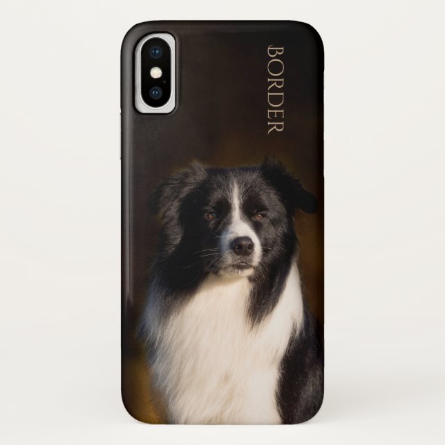 Coques Case-Mate iPhone Cas de téléphone de border collie (Dos)