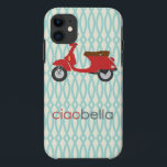 Coque Case-Mate iPhone Cas de téléphone de Ciao Bella<br><div class="desc">Le cas italien de téléphone de bella de caio de scooter de rétro vespa inspiré par Rome voyage</div>
