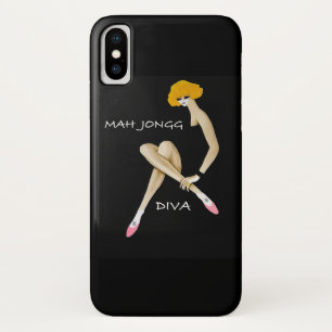 Coque iPhone X Cas de téléphone de diva d'heure-milliampère Jo