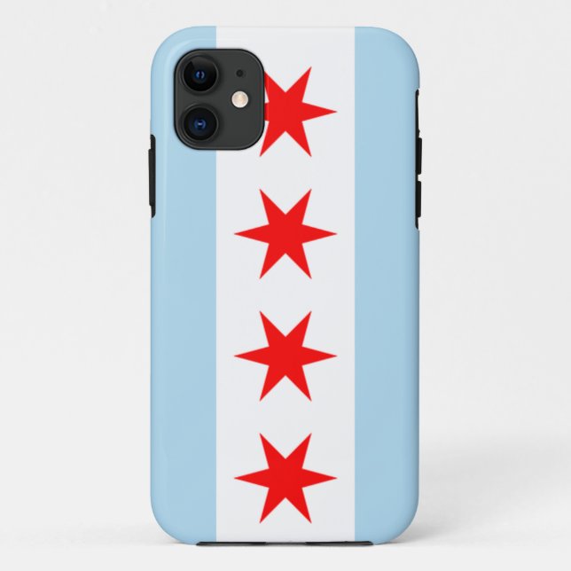 Coques Case-Mate iPhone cas de téléphone de drapeau de Chicago de l'iPhone (Dos)