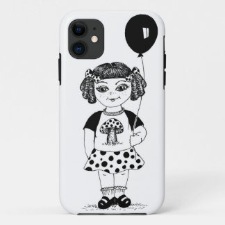 Coques Pour iPhone Cas de téléphone de fille de champignon