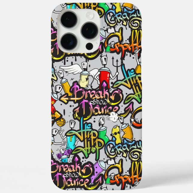 Coques Case-Mate iPhone Cas de téléphone de graffitis Hip hop (Verso)