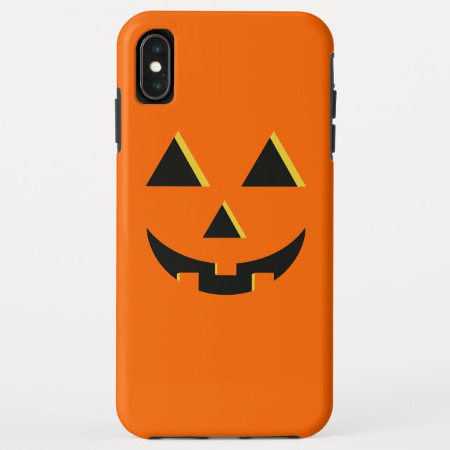 Coques Case-Mate iPhone Cas de téléphone de Halloween Jack-o'-lantern (Dos)