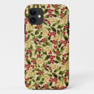 Etui iPhone Case-Mate Cas de téléphone de houx de Noël