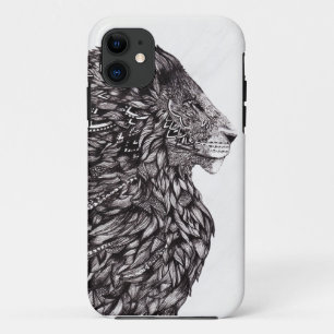Coque iPhone 11 cas de téléphone de lion de l'iPhone 5/5S