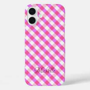 Coque Pour iPhone 16 Plus Cas de téléphone de nom personnalisé pour Motif ro