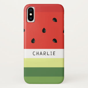 Coque Case-Mate iPhone Cas de téléphone de nom personnalisé Watermelon