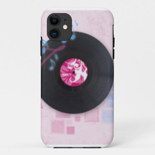 Coques Case-Mate iPhone Cas de téléphone de rose de plaque tournante (Dos)