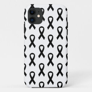 Coque Case-Mate iPhone Cas de téléphone de ruban de noir de Cancer de