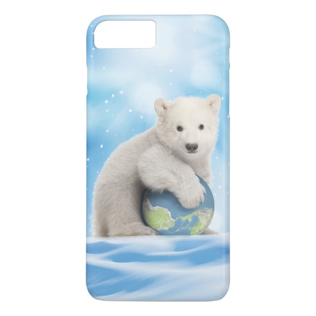 Coques Case-Mate iPhone Cas de téléphone d'ours blanc (Dos)