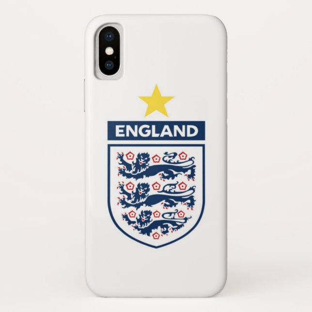 Coques Case-Mate iPhone Cas de téléphone du football de l'Angleterre (Dos)