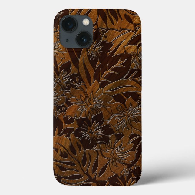 Coques Case-Mate iPhone Cas d'iPad en bois de ketmie de Faux de plage (Verso)