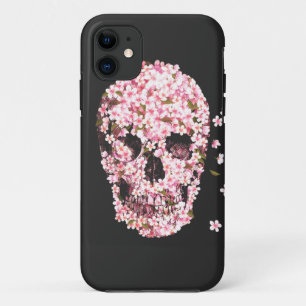 Etui iPhone Case-Mate Cas d'Iphone 5/5S de crâne de fleur