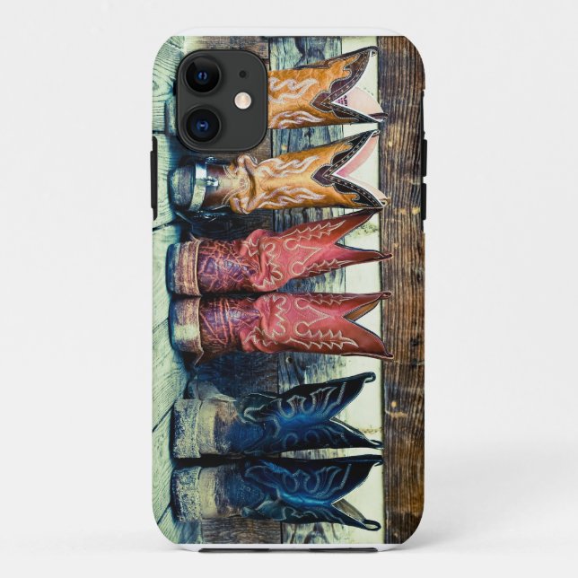 Coques Case-Mate iPhone Cas d'Iphone 5 de bottes de cowboy (Dos)