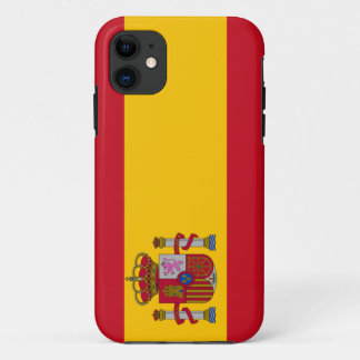 Coque iPhone 11 Cas d'Iphone 5 de drapeau de l'Espagne
