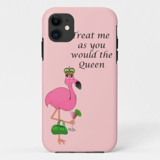 Coque Case-Mate iPhone Cas drôle de l'iPhone 5 de Flamant rose à peine là