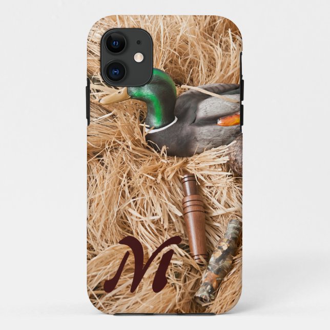 Coques Case-Mate iPhone Cas du monogramme IPHONE 5 d'hun de Mallard Drake (Dos)