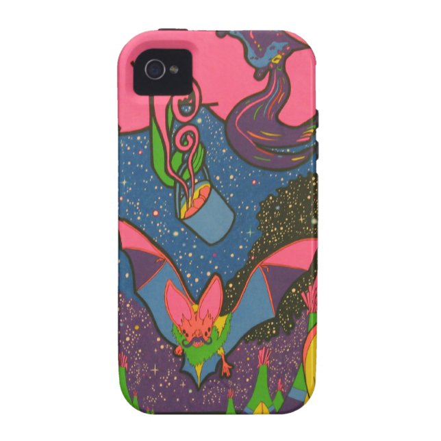 COQUES Case-Mate iPhone CAS DU VOYAGE IPHONE 4 DE TEMPS DE TIPI (Dos)