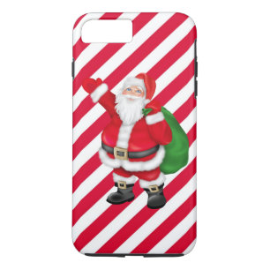 Coque Case-Mate iPhone Cas dur plus de l'iPhone 7 de Père Noël de Noël