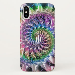 Case-Mate iPhone Case Cas en spirale de l'iPhone X de monogramme de