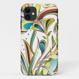Coque iPhone 11 Cas floral à la mode de l'iPhone 5