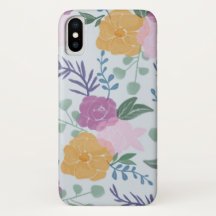 Cas floral de téléphone