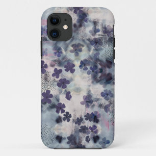 Coque iPhone 11 Cas floral de téléphone de fleur de nuit