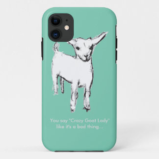 Etui iPhone Case-Mate Cas fou de Madame Cute Goat Kid Phone de chèvre