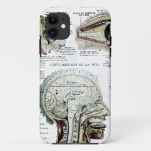 Coques Pour iPhone Cas français de Coque-Compagnon d'anatomie