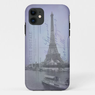 Coque Case-Mate Pour iPhone Cas français de l'iPhone 5 de carte postale de