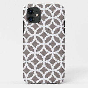 Coque Case-Mate Pour iPhone Cas géométrique d'Iphone 5 de brun de bois de