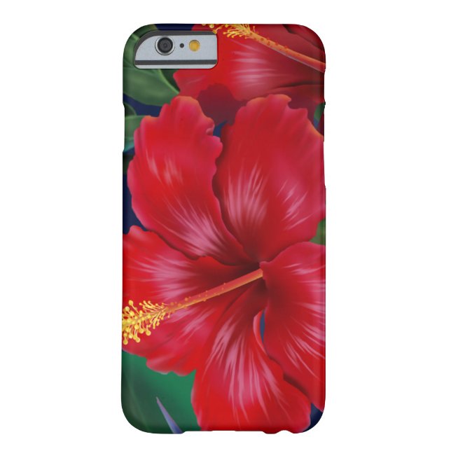 Coques Case-Mate iPhone Cas hawaïen de l'iPhone 6 de ketmie tropicale de (Dos)