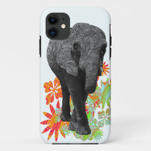 Coque Case-Mate Pour iPhone Cas hippies mignons de l'éléphant iPhone5