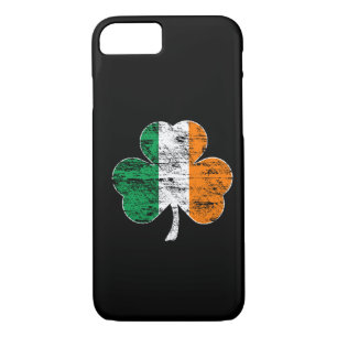 Etui iPhone Case-Mate Cas irlandais de l'iPhone 7 de shamrock de drapeau