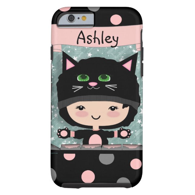 Coques Case-Mate iPhone Cas mignon de chat (Dos)