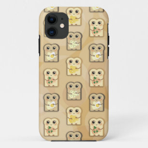 Coques Pour iPhone Cas mignon de l'iPhone 5 de motif de pain grillé 
