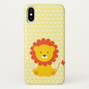 Coque Case-Mate iPhone Cas mignon de l'iPhone 5 de pois de jaune de lion