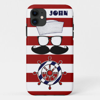 Coques Pour iPhone Cas nautique de l'iPhone 5 de moustache