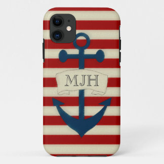 Coque Case-Mate Pour iPhone Cas nautique vintage de l'iPhone 5/5S de