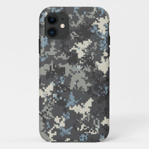 Coque Case-Mate Pour iPhone Cas numérique de camo de l'iPhone 5 de gris bleu