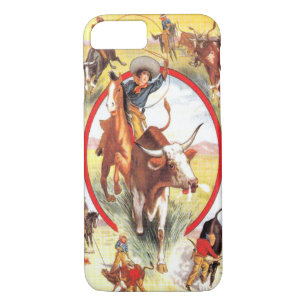 Coque Case-Mate iPhone Cas occidental de l'iPhone 7 "de cow-girl vintage"