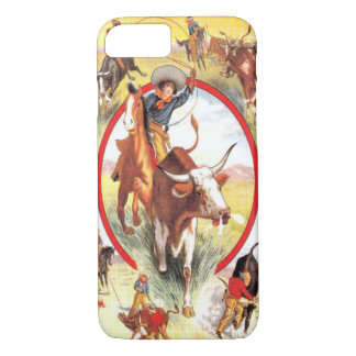 Coque Case-Mate iPhone Cas occidental de l'iPhone 7 "de cow-girl vintage"