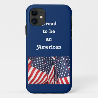 Coque iPhone 11 Cas patriotique de téléphone de fierté américaine
