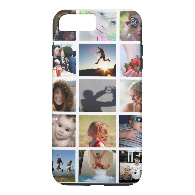 Coques Case-Mate iPhone Cas plus de l'iPhone 7 de collage de photo (- (Dos)