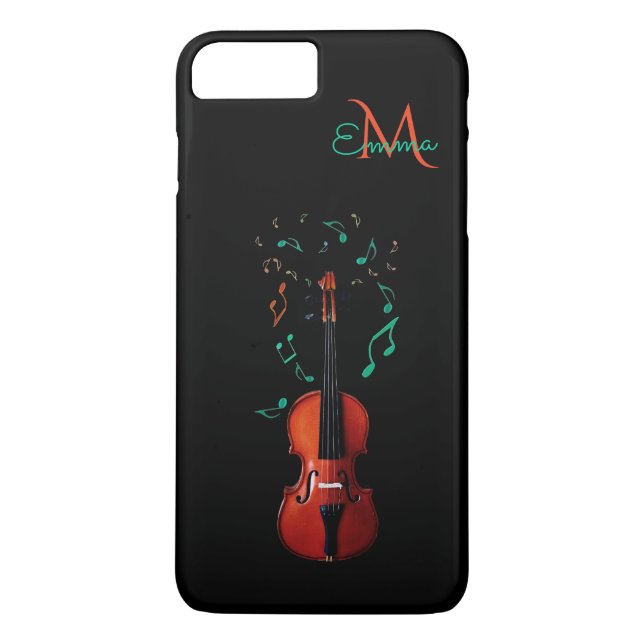 Coques Case-Mate iPhone Cas plus de l'iPhone 7 de musique de violon de (Dos)