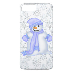 Etui iPhone Case-Mate Cas plus de l'iPhone 7 de snowflae de bonhomme de